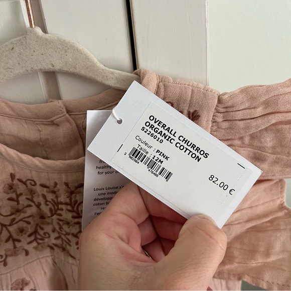 LOUIS LOUISE Churros Floral Embroidered Ruffle Romper Playsuit - Picture 5 of 6